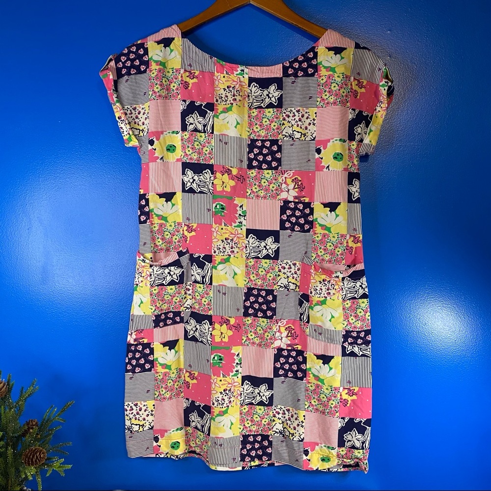 Lilly Pulitzer Rae Patchwork Mini Shift Dress Mul… - image 8
